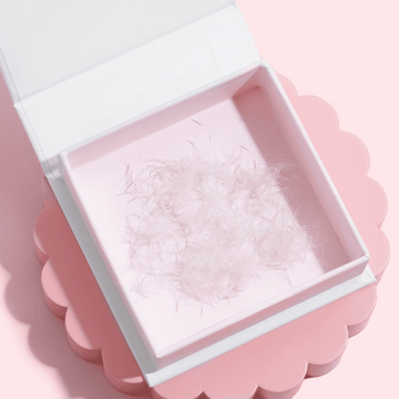 Giáli Lashes 6D White Coloured Promade Loose Fans-Giali Lashes